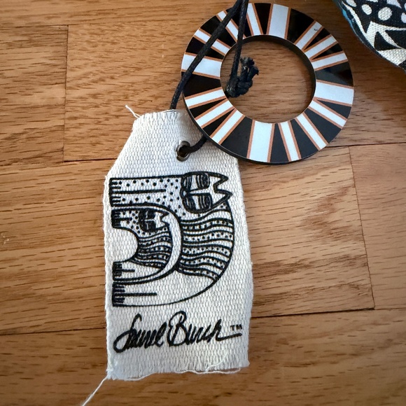 NWT Laurel Burch Crossbody Bag Two Cats Beads - Picture 6 of 13